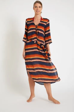 Robe De Plage à Rayures Multicolores ALVEAR VOILAFREEKA -Tenues pour les femmes Boutique 20e alvear voilafre zfw06 dev3