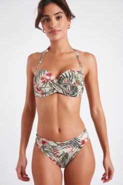 Maillot De Bain 2 Pièces écru Marthe & Mauve Manglares