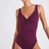 Maillot De Bain Une Pièce Prune FRIDA BARFLEUR -Tenues pour les femmes Boutique 21e frida barfleur 41n95 dev