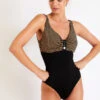 Maillot De Bain 1 Pièce Noir à Rayures FRIDA GOELIA 2 Maillot De Bain 1 Pièce Noir à Rayures FRIDA GOELIA -Tenues pour les femmes Boutique 21e frida goelia jna01 dev