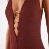 Maillot De Bain Une Pièce Chocolat ABALAI NASAYA -Tenues pour les femmes Boutique 22e abalai nasaya kbp98 dev4