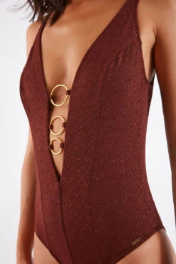 Maillot De Bain Une Pièce Chocolat ABALAI NASAYA