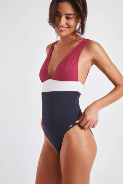 Maillot De Bain Une Pièce Bleu Marine ALAMEDA TAMARINDO -Tenues pour les femmes Boutique 22e alameda tamarin 14h06 dev3
