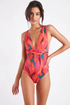 Maillot De Bain Une Pièce Papaye CAROLINA COLOREA -Tenues pour les femmes Boutique 22e carolina colore zhk23 dev2