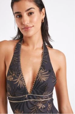 Maillot De Bain Une Pièce Anthracite Cybèle Suzco -Tenues pour les femmes Boutique 22e cybele suzco zgz70 dev3