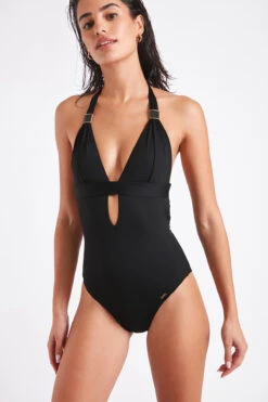 Tenues pour les femmes Boutique 43 Maillot De Bain Une Pièce Noir ELISE ALAMOR