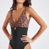 Maillot De Bain Une Pièce Noir Et Imprimé Animal EMAYA BADANA 1 Maillot De Bain Une Pièce Noir Et Imprimé Animal EMAYA BADANA -Tenues pour les femmes Boutique 22e emaya badana zgy78 dev