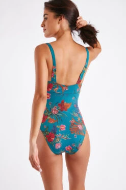 Maillot De Bain Bleu Paon JOVANIE DESMORIA -Tenues pour les femmes Boutique 22e jovanie desmori zhb26 dos