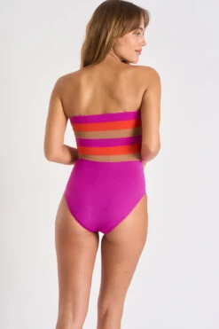 Maillot De Bain 1 Pièce Bustier Rose LEONIE OSTEA -Tenues pour les femmes Boutique 22e leonie ostea won53 dos