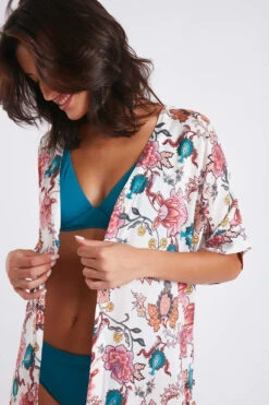 Robe De Plage écrue Imprimé Floral LISLORA VOILERLEA -Tenues pour les femmes Boutique 22e lislora voilerl zhj11 dev2