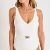 Maillot De Bain Une Pièce écru MANDINI BREHAT -Tenues pour les femmes Boutique 22e mandini brehat zgt11 dev 1
