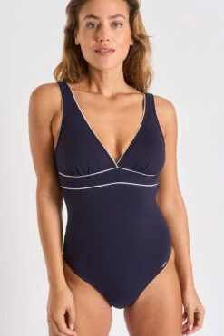 Maillot De Bain Une Pièce Bleu Marine SYBILLE TAMARINDO -Tenues pour les femmes Boutique 22e sybille tamarindo 14h06 dev1