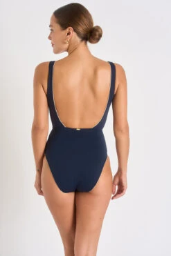 Maillot De Bain Une Pièce Bleu Marine TILDAE ACEROLA -Tenues pour les femmes Boutique 22e tildae acerola 41k06 dos1