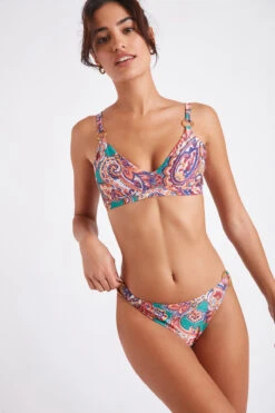 Maillot De Bain 2 Pièces Imprimé Cachemire Coloré Zungo & Noblea Kasbah -Tenues pour les femmes Boutique 22e zungo kasbah kbm47 noblea kasbah kbm47 dev3