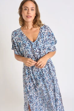 Robe Bleue à Motifs AKYRA VOILHINOKI -Tenues pour les femmes Boutique 23e akyra voilhinoki zhz56 dev3