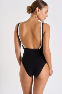 Maillot De Bain 1 Pièce Noir EUGENIA PAIMPOL -Tenues pour les femmes Boutique 23e eugenia paimpol zgt01 dos