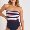 Maillot De Bain 1 Pièce Bustier Marine à Rayures ISABEL BERKANE -Tenues pour les femmes Boutique 23e isabel berkane zhr06 dev2