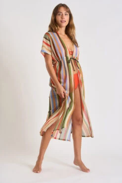 Tunique écrue Rayées LIZAE GOLFITO -Tenues pour les femmes Boutique 23e lizae golfito zhu11 dev1