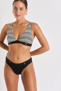 Maillot De Bain 2 Pièces Noir MAYLIS & BRUNE ALLIAGE