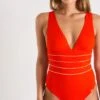 Maillot De Bain Mandarine 1 Pièce NICOLE ACEROLA -Tenues pour les femmes Boutique 23e nicole acerola 41n52 dev 1
