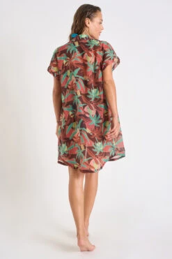 Chemise Marron à Motifs PALACA JALAMA -Tenues pour les femmes Boutique 23e palaca jalamavo lix98 dos