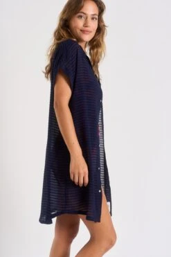 Chemise Marine PALACA SOLOBEACH -Tenues pour les femmes Boutique 23e palaca solobeac lhy06 dev5