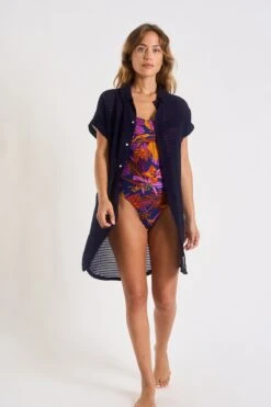 Chemise Marine PALACA SOLOBEACH -Tenues pour les femmes Boutique 23e palaca solobeac lhy06 dev6