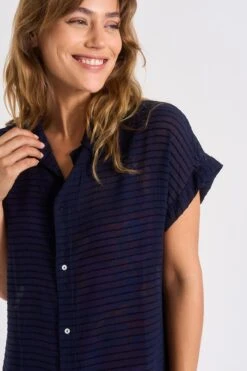 Chemise Marine PALACA SOLOBEACH -Tenues pour les femmes Boutique 23e palaca solobeac lhy06 dev8