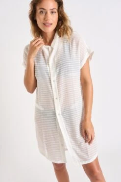 Chemise écrue PALACA SOLOBEACH -Tenues pour les femmes Boutique 23e palaca solobeac lhy11 dev3