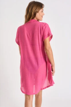 Chemise Rose Fucshia PALACA SOLOBEACH -Tenues pour les femmes Boutique 23e palaca solobeac lhy33 dos