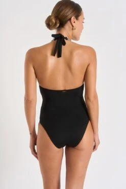 Maillot De Bain Une Pièce Noir à Rayures ROXANE ALLIAGE -Tenues pour les femmes Boutique 23e roxane alliage zho01 dos