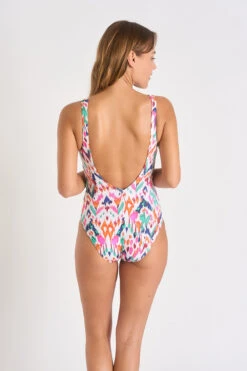 Maillot De Bain 1 Pièce écru à Motifs ULTIMA MAKASSAR -Tenues pour les femmes Boutique 23e ultima makassar zhs11 dos