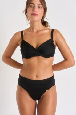 Maillot De Bain Noir à Armatures SASKIA & ANDRA LAVANDOU